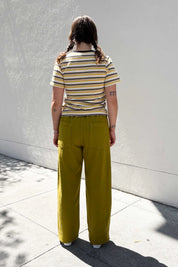 Gravel & Gold - Rockaway Tee | Goldfinch Stripe