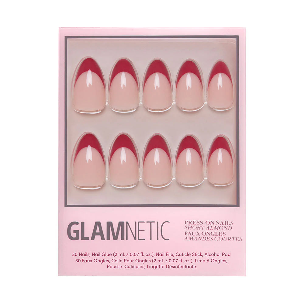 Glamnetic - Rose Garden Short Almond