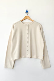 Le Bon Shoppe - Soft Jersey Snap Cardigan | Naturel