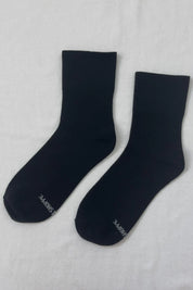 Le Bon Shoppe - Sneaker Socks | True Black