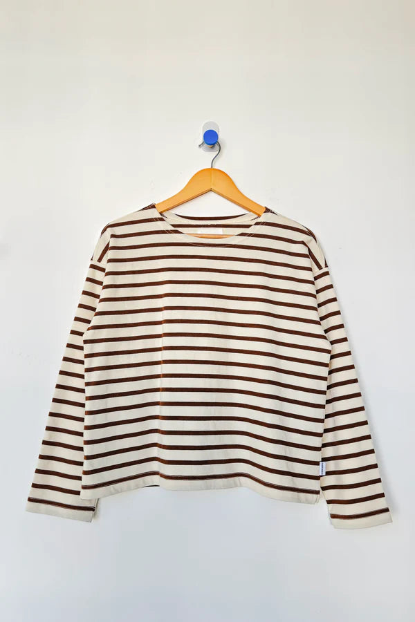 Le Bon Shoppe - Sailor Top | Coffee Stripe