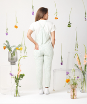Known Supply - Rhythm Adjustable Overall | Mint Floral