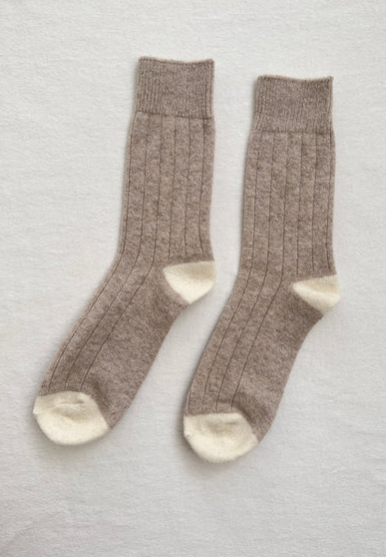 Le Bon Shoppe - Classic Cashmere Socks | Fawn