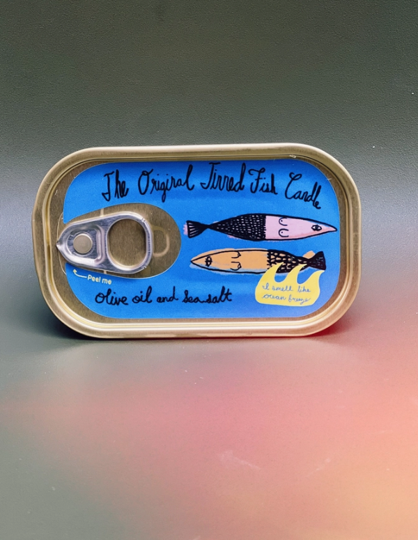 The Original Tinned Fish Candle | Olive & Sea Salt
