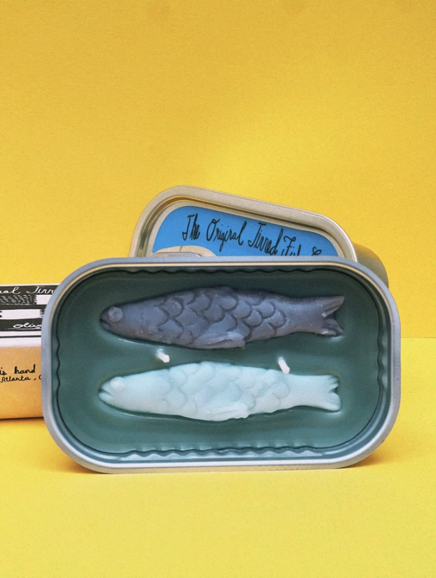 The Original Tinned Fish Candle | Olive & Sea Salt