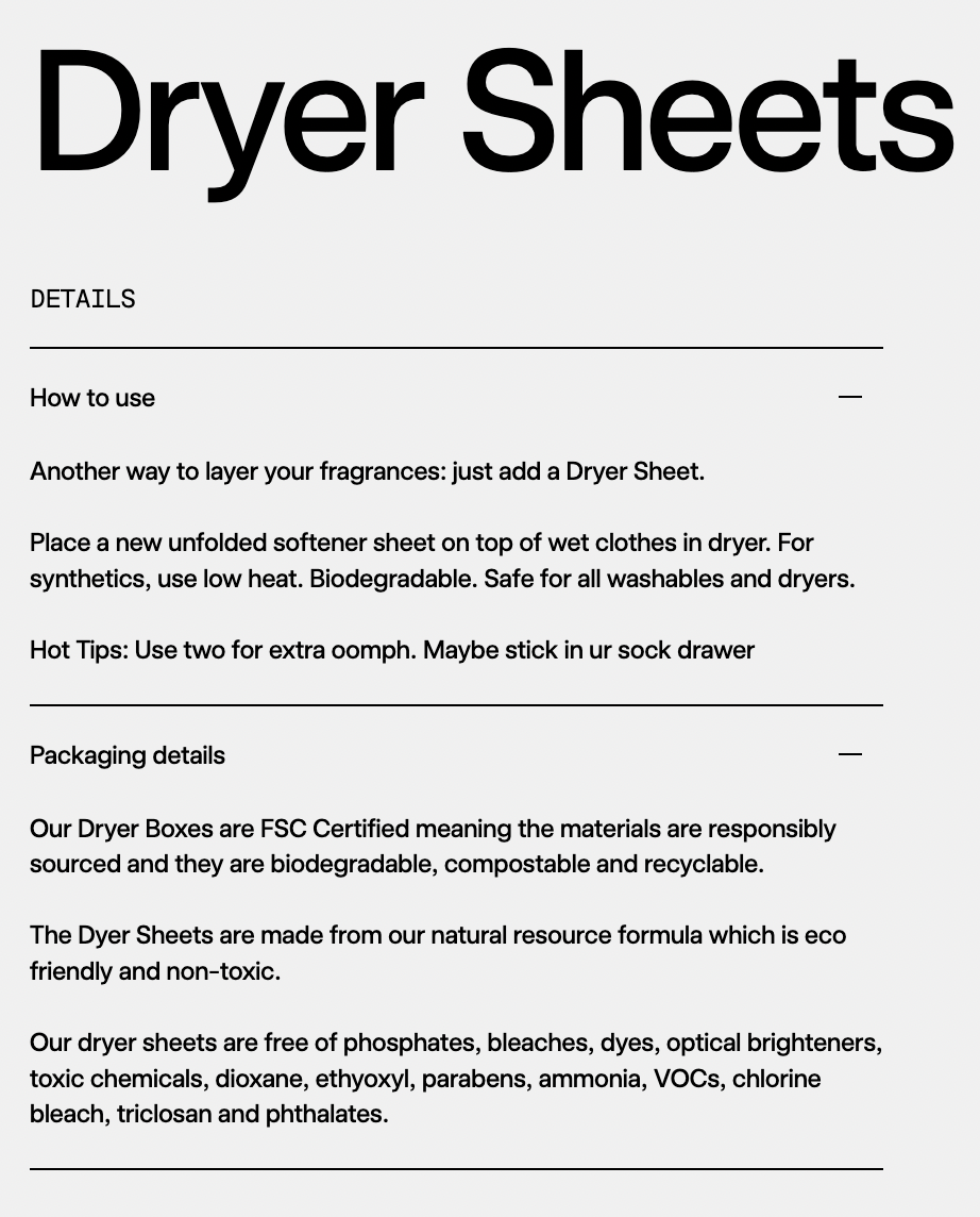 DedCool - Dryer Sheets | Milk