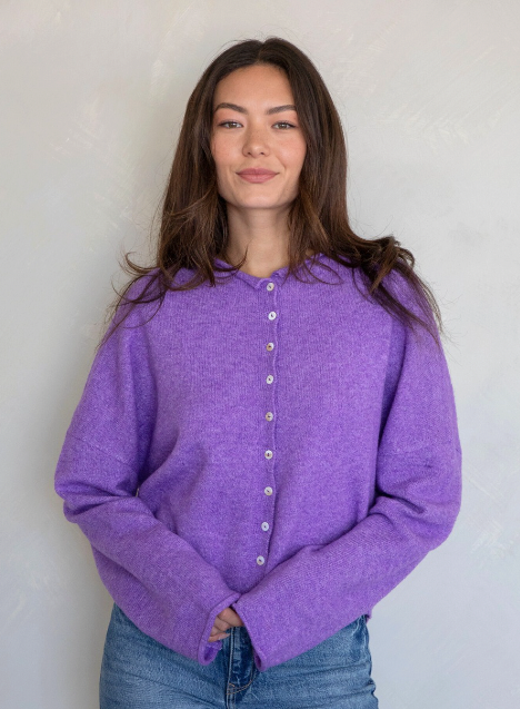 Things Between - The Piper Cardigan | Purple