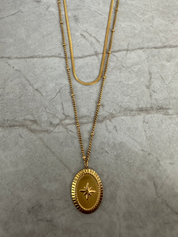 Saint Fatale - North Star Double Chain Necklace