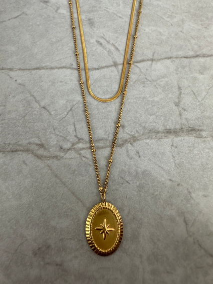 Saint Fatale - North Star Double Chain Necklace