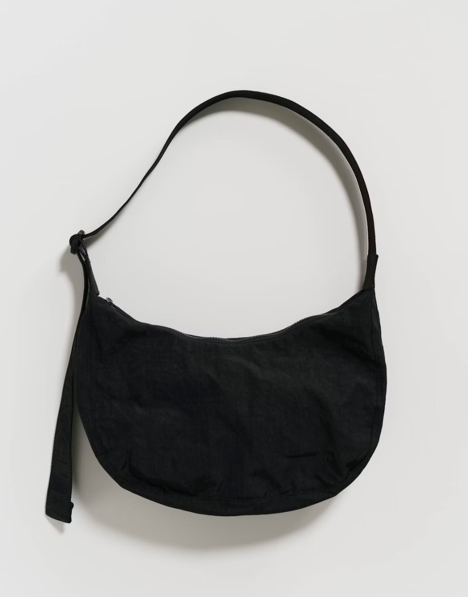 Baggu - Medium Nylon Crescent Bag | Black