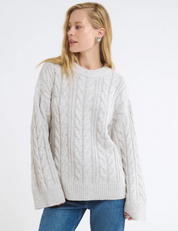 Rumored - Highland Sweater | Oat Heather
