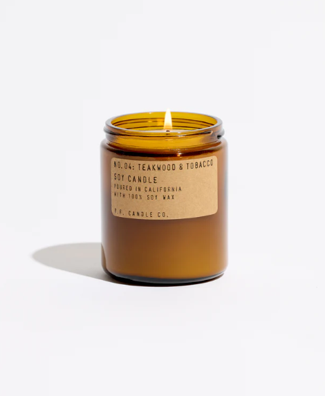 P.F. Candle Co. - Standard Soy Candle | Teakwood & Tobacco