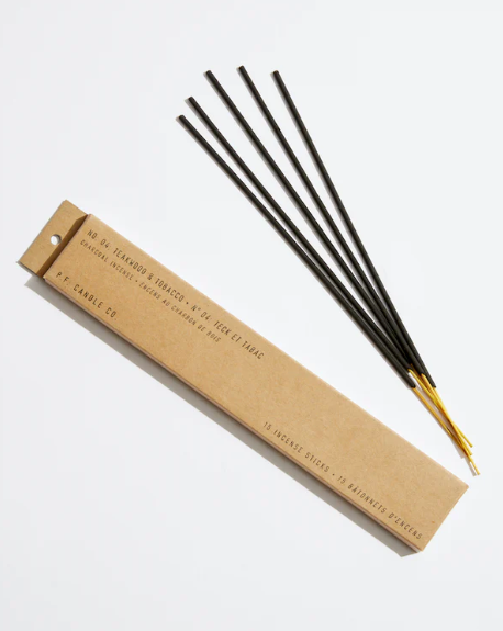 P.F. Candle Co. - Incense Sticks | Teakwood & Tobacco