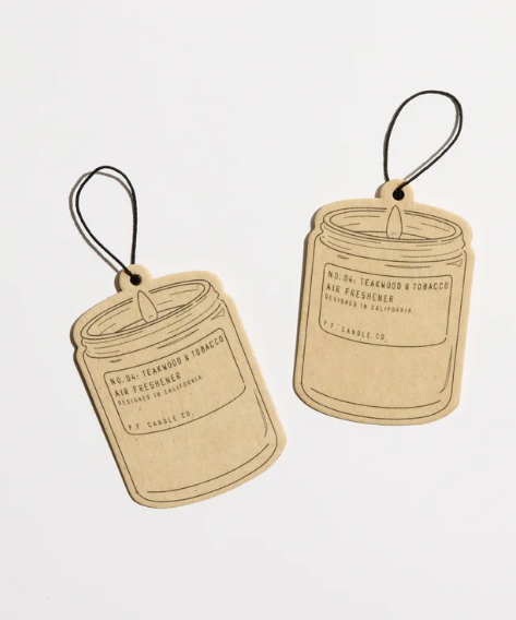 P.F. Candle Co. - 2-Pack Air Freshener | Teakwood & Tobacco
