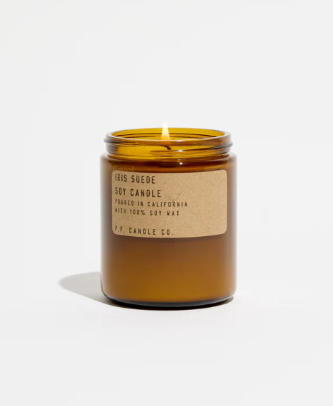 P.F. Candle Co. - Standard Soy Candle | Iris Suede