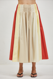 a.ren - Linnea Skirt | Taupe Red