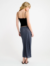 Rumored - Stroll Midi Skirt | Mediterranean Tile