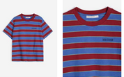BOBOO CHOSES - Striped Cropped T-Shirt