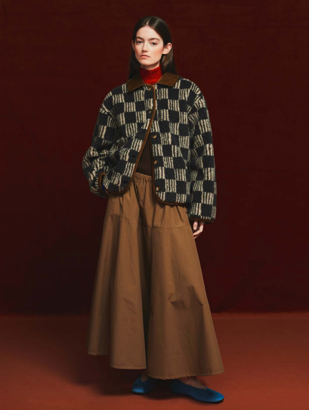 BOBO CHOSES - Almost Moiré All Over Sherpa Jacket