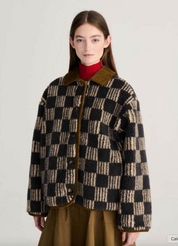 BOBO CHOSES - Almost Moiré All Over Sherpa Jacket