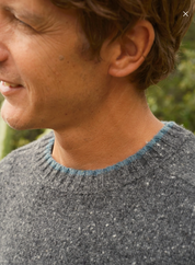 Mollusk - Cambridge Sweater | Charcoal Tipped
