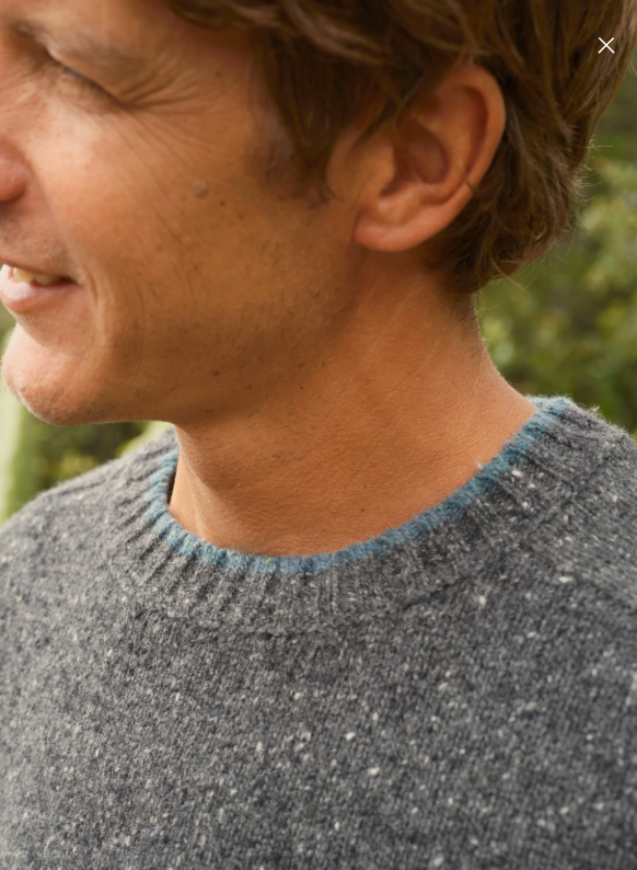 Mollusk - Cambridge Sweater | Charcoal Tipped