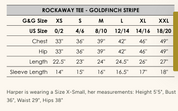 Gravel & Gold - Rockaway Tee | Goldfinch Stripe