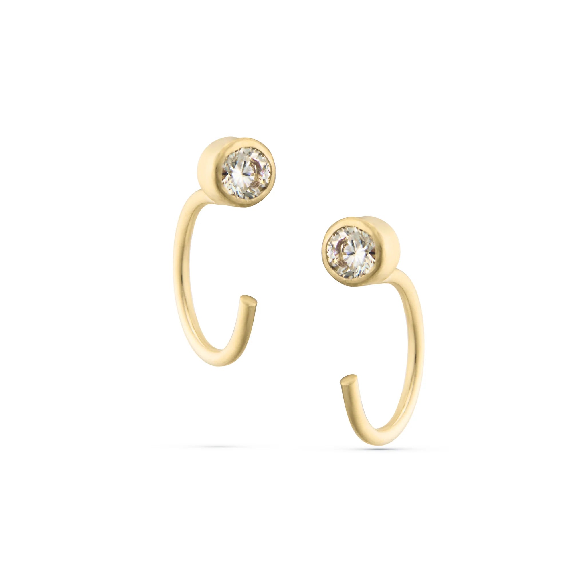 Baleen - Shine Hug Studs | Gold