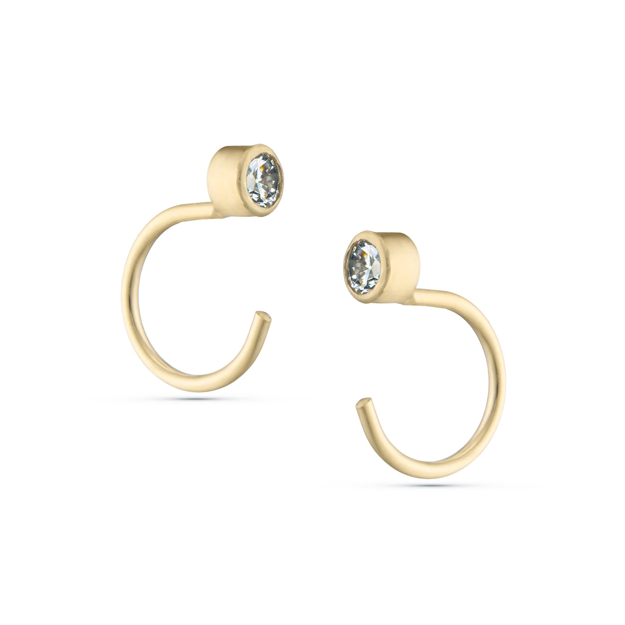 Baleen - Shine Hug Studs | Gold