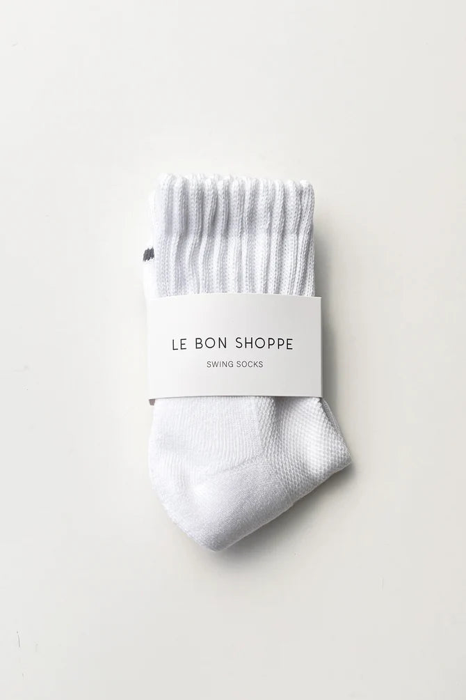 Le Bon Shoppe - Swing Socks | White