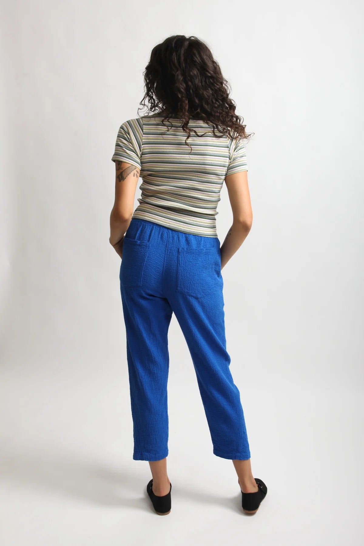 Gravel & Gold -  James Shirt | Kelp Stripe