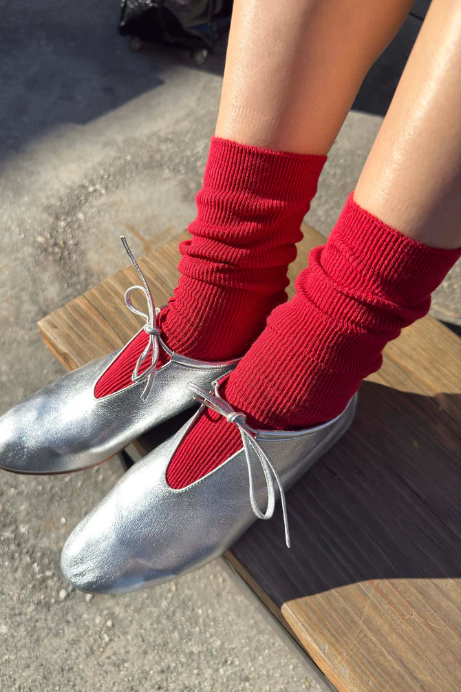 Le Bon Shoppe - Trouser Socks | Tuscan Red