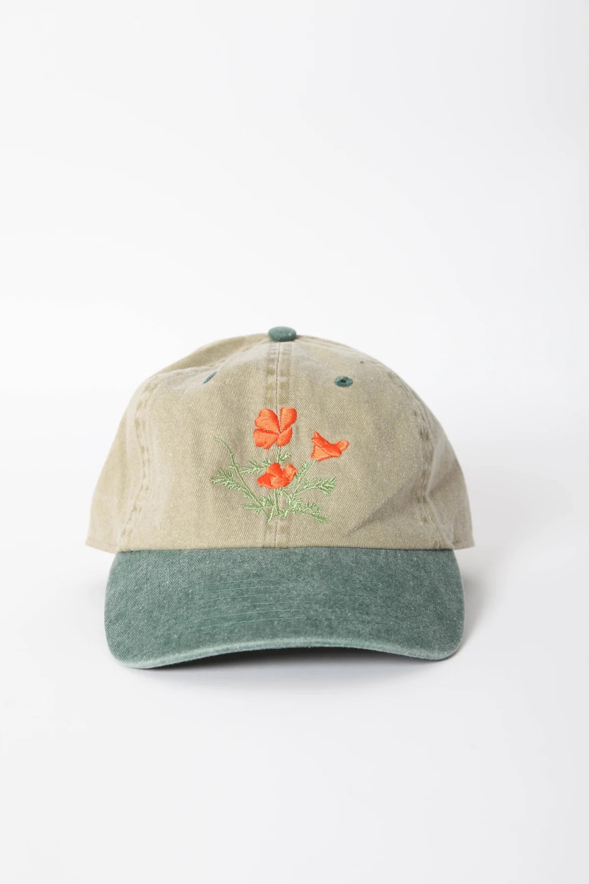 Gravel & Gold - Poppy Cap | Two Tone Khaki Brim