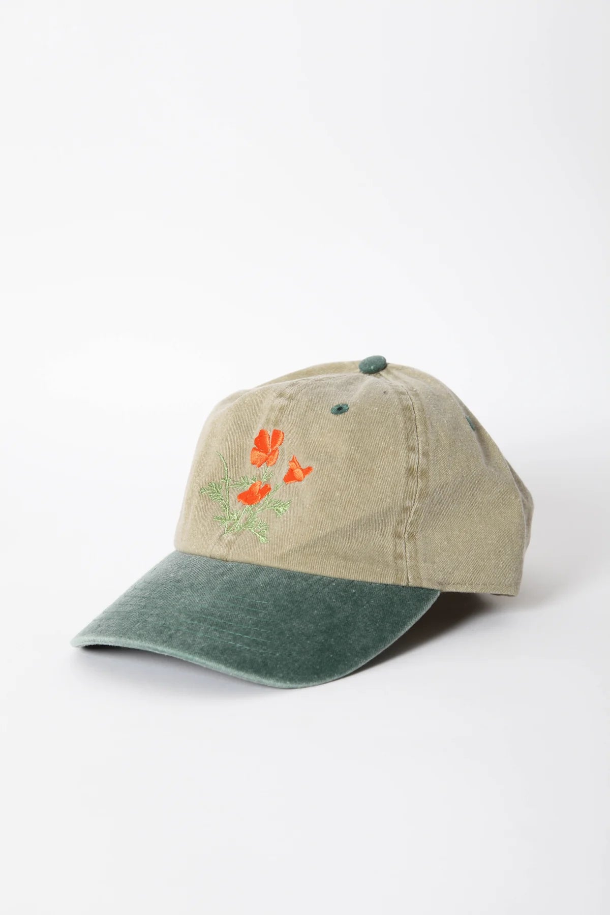 Gravel & Gold - Poppy Cap | Two Tone Khaki Brim