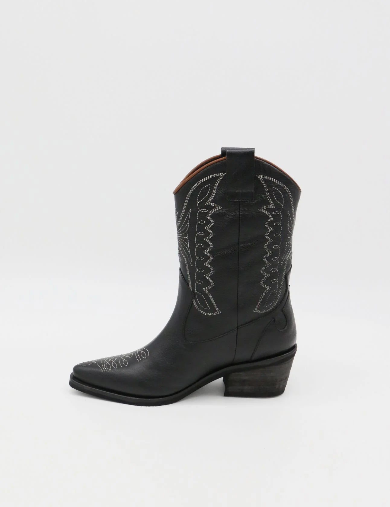 Stivali New York - Unstoppable Western Cowboy Boots | Black Leather