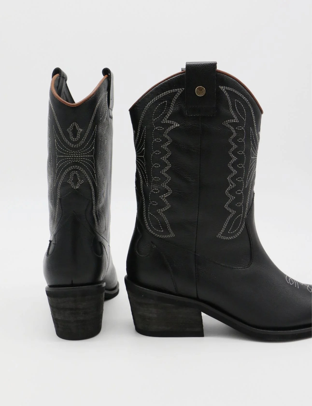 Stivali New York - Unstoppable Western Cowboy Boots | Black Leather
