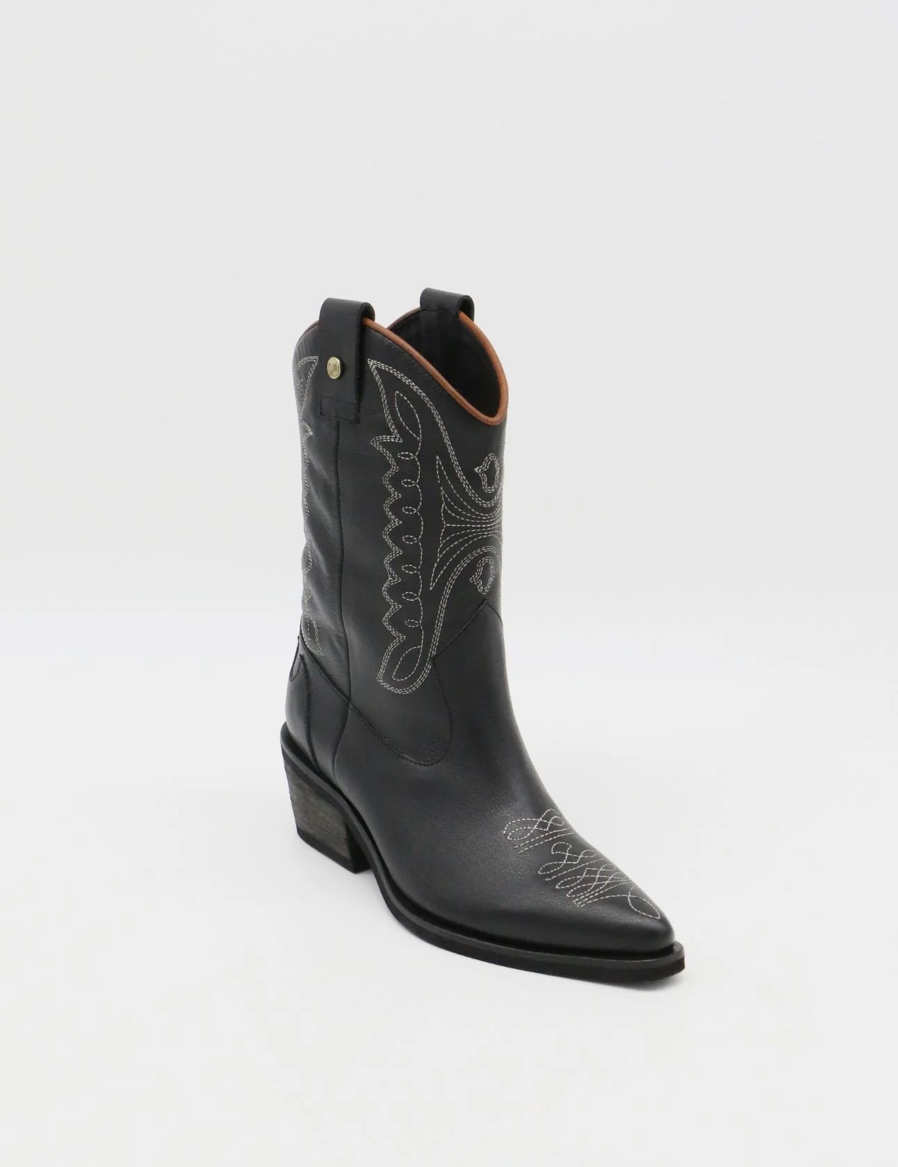 Stivali New York - Unstoppable Western Cowboy Boots | Black Leather