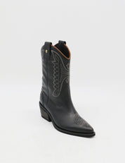 Stivali New York - Unstoppable Western Cowboy Boots | Black Leather