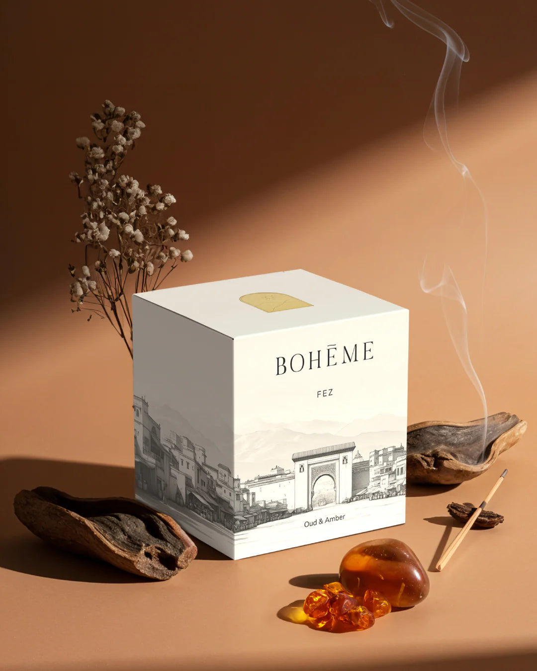 Boheme Fragrances - Fez Candle | Oud & Amber