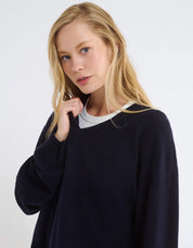 Rumored - Vail V-Neck Sweater | Navy
