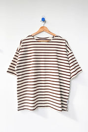 Le Bon Shoppe - Voyage Tee | Coffee Stripe