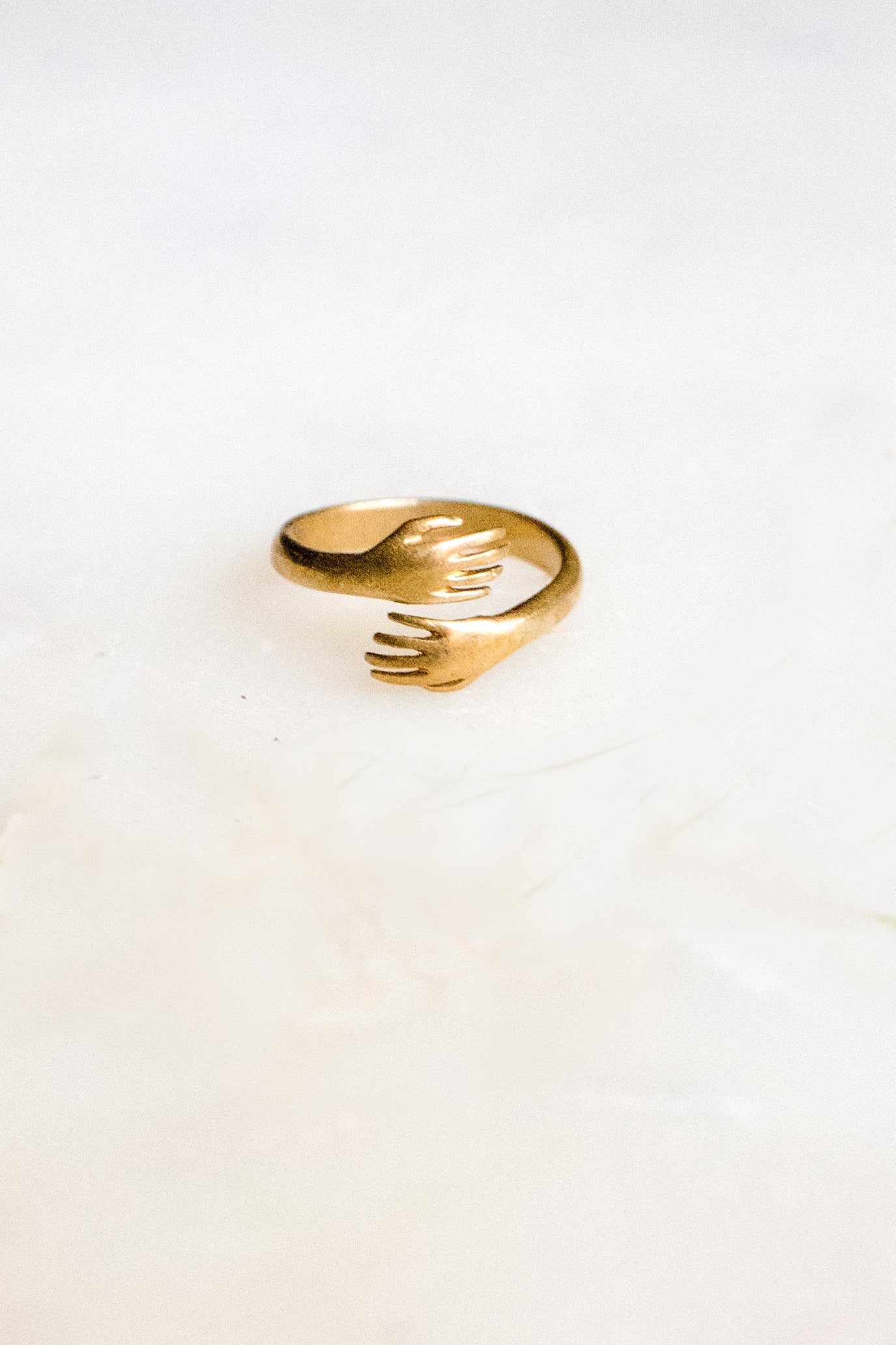 Peter + June - I Wanna Hold Your Small Hand Ring | Brass