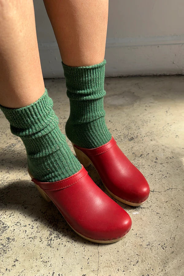 Le Bon Shoppe - Winter Sparkle Socks | Evergreen