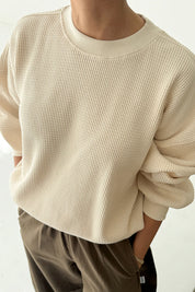 Le Bon Shoppe - Waffle Core Sweatshirt | Naturel