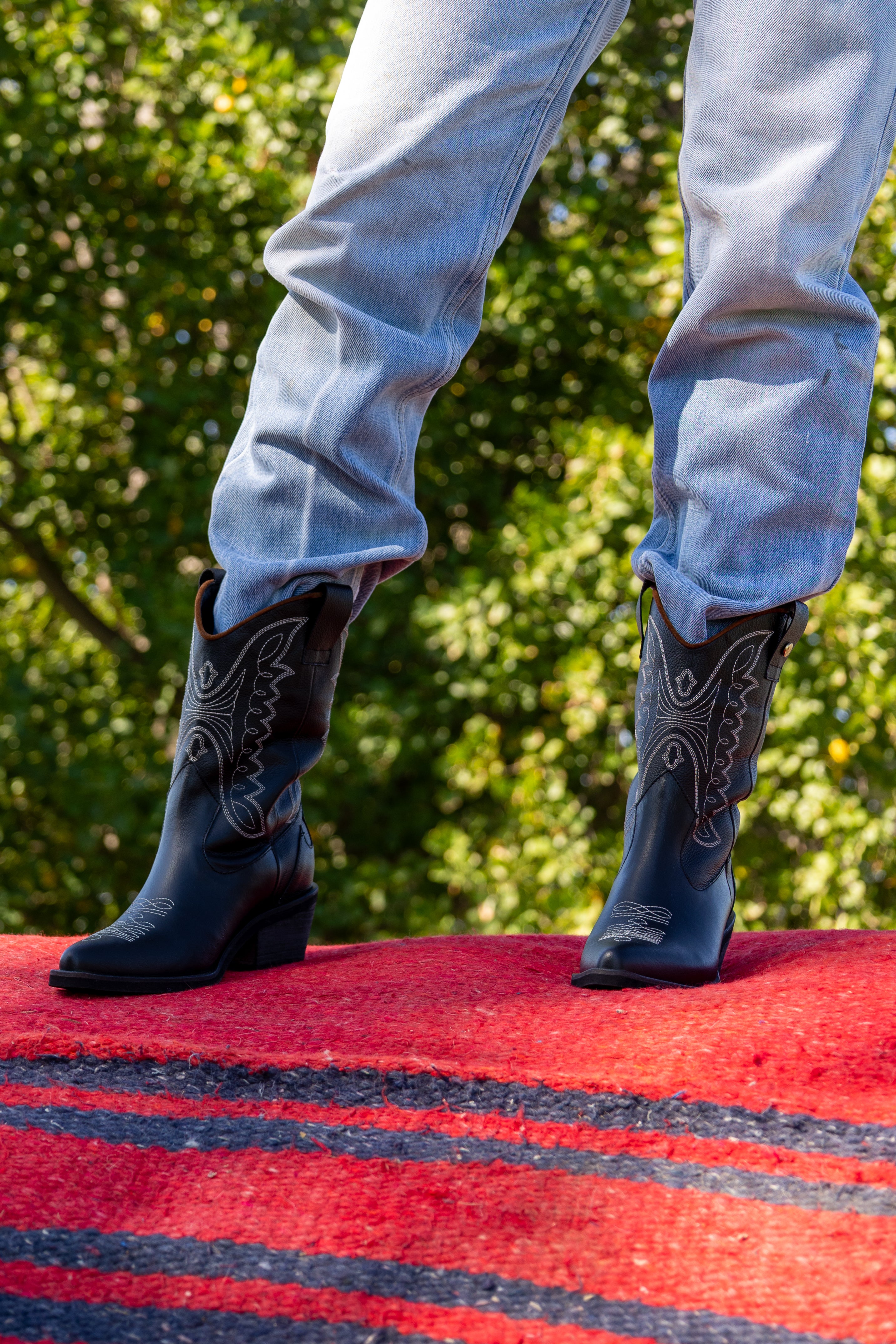 Stivali New York - Unstoppable Western Cowboy Boots | Black Leather