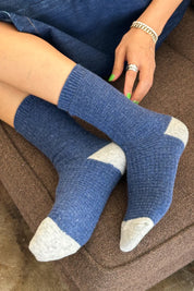 Le Bon Shoppe - Wool Waffled Socks | Denim
