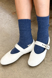 Le Bon Shoppe - Wool Waffled Socks | Denim