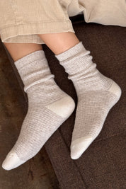 Le Bon Shoppe - Wool Waffled Socks | Oatmeal