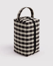 Baggu - Dopp Kit | Black and Cream Gingham