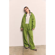 Blank Lab - Organic Cotton Terry Wide Pants | Peridot